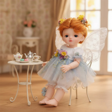 20 inch Adorable Vinyl BJD Girl Toddler Doll for Kids Birthday Gift